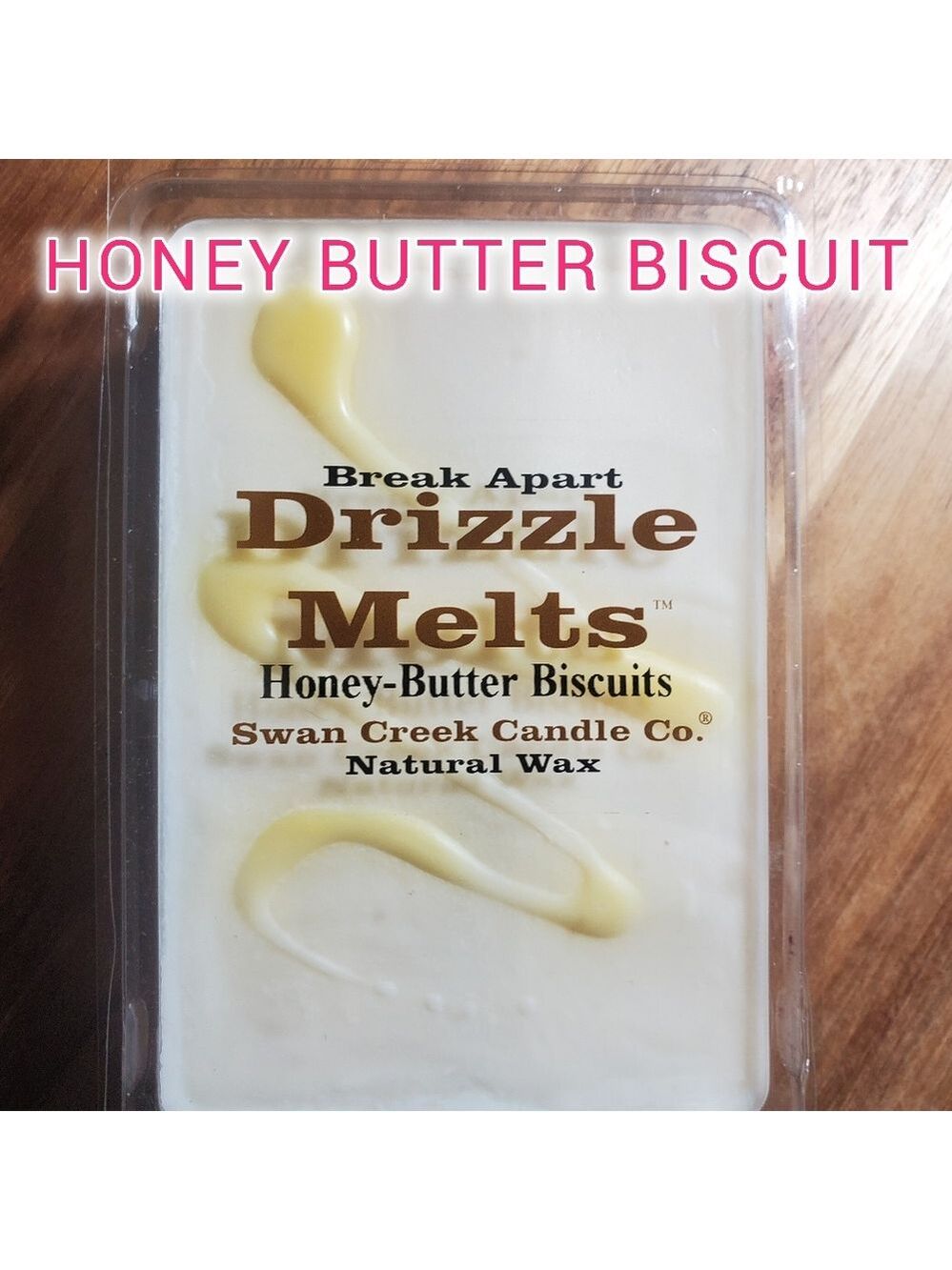 HONEY BUTTER BISCUITS SWAN CREEK CANDLE CO Break Apart (6) Drizzle Melts 5.25 oz